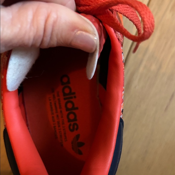 Adidas Orange an Navy Patterned Sneakers - Picture 10 of 10